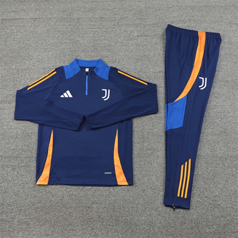 2024-25 Juventus Royal Blue Long Sleeve Training Suit