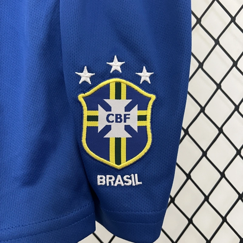 retro kids 1993-94 kids Brazil home retro football jersey