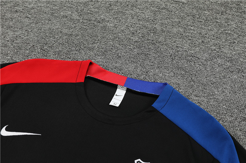 2024-25 Short Sleeve Training Wear Barcelona Black