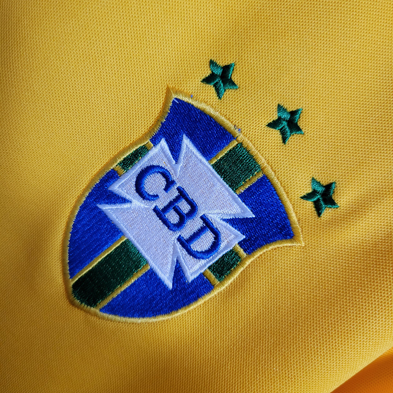 Retro 1970-1972 Brazil Home retro Football jersey