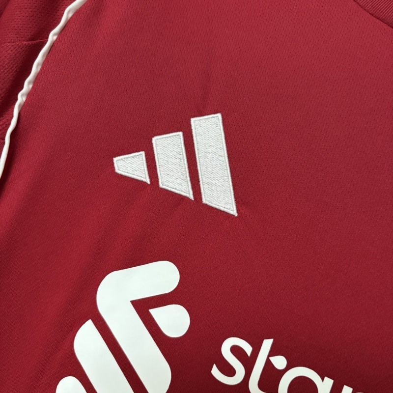 2025-26 Liverpool Home Long Sleeve Football jersey