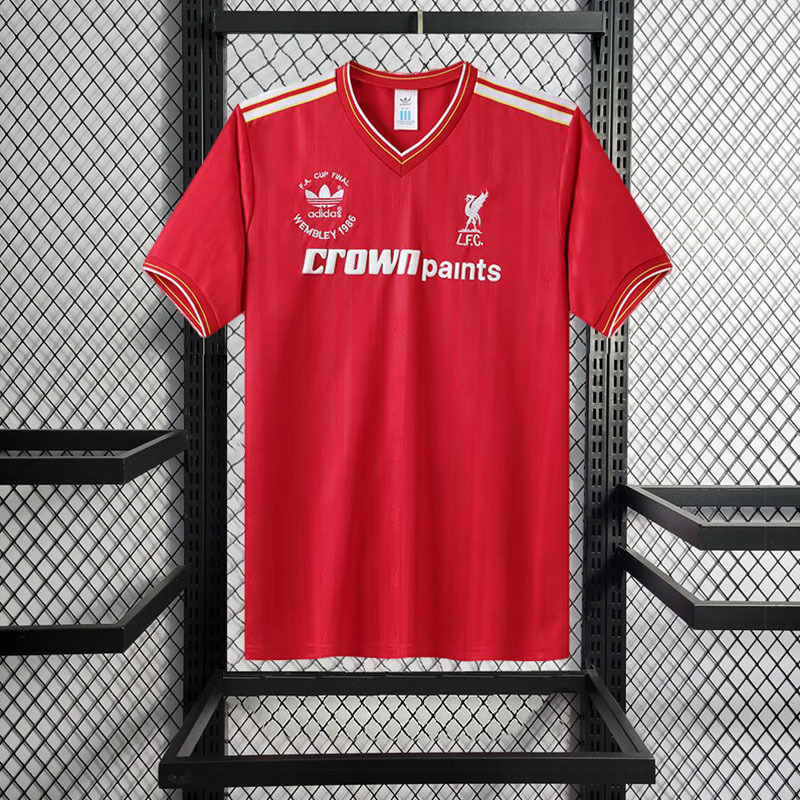 Retro 1985-86 Liverpool Home retro Football jersey