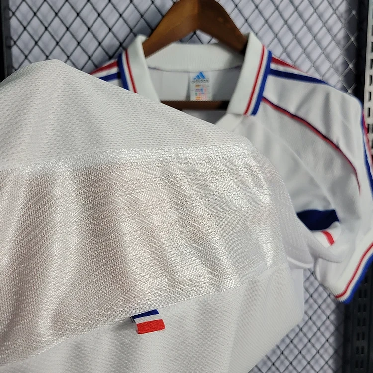 Retro 1998 France away Retro Zidane LIZARAZU Henry Football jersey