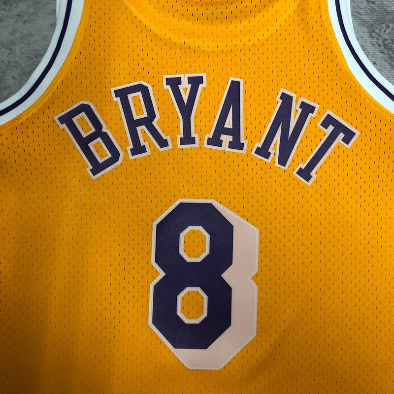 1996-97 NBA Lakers  8 BRYANT Basketball Jersey