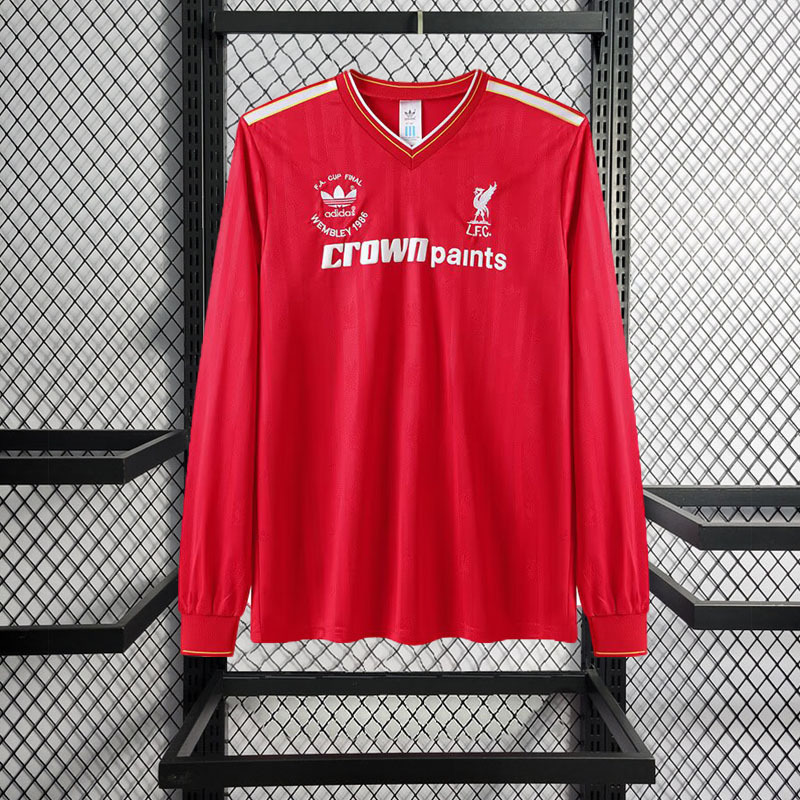 Retro 1985-86 Liverpool Home retro Football jersey