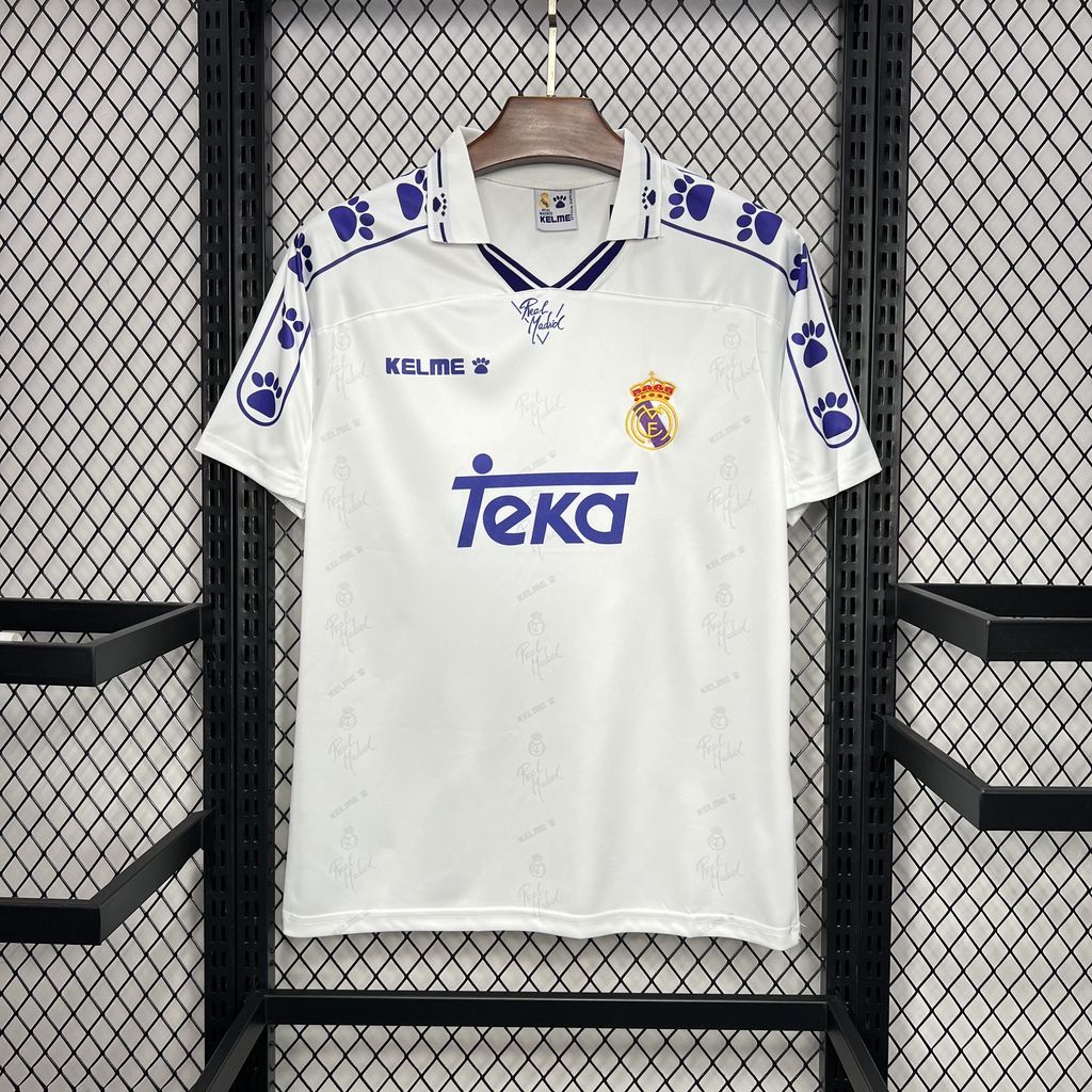 Retro 1994-96 Real Madrid Home Retro Football jersey