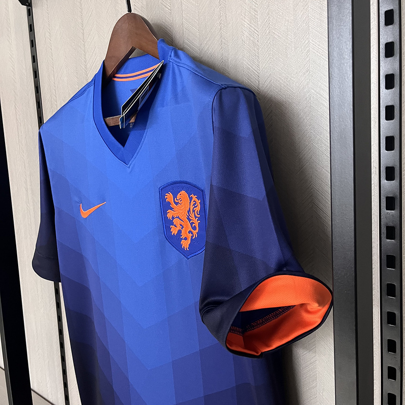 Retro 2014 Netherlands Away Retro football jersey