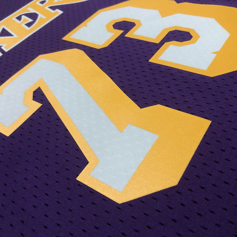 1998-99 NBA Lakers  73 RODMAN Basketball Jersey