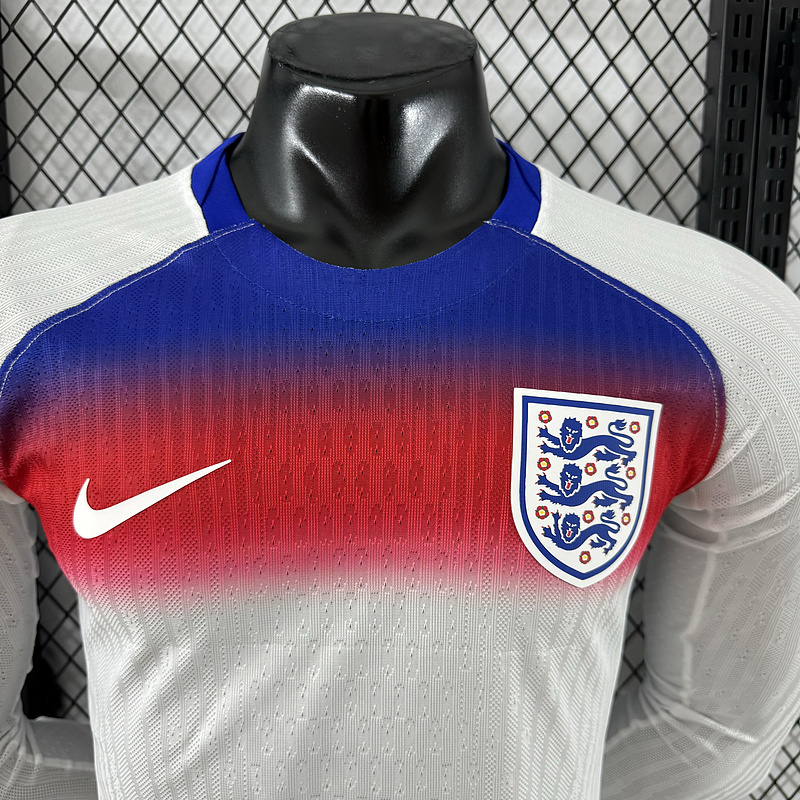Player 2025-26 England Home Long sleeves Football jersey