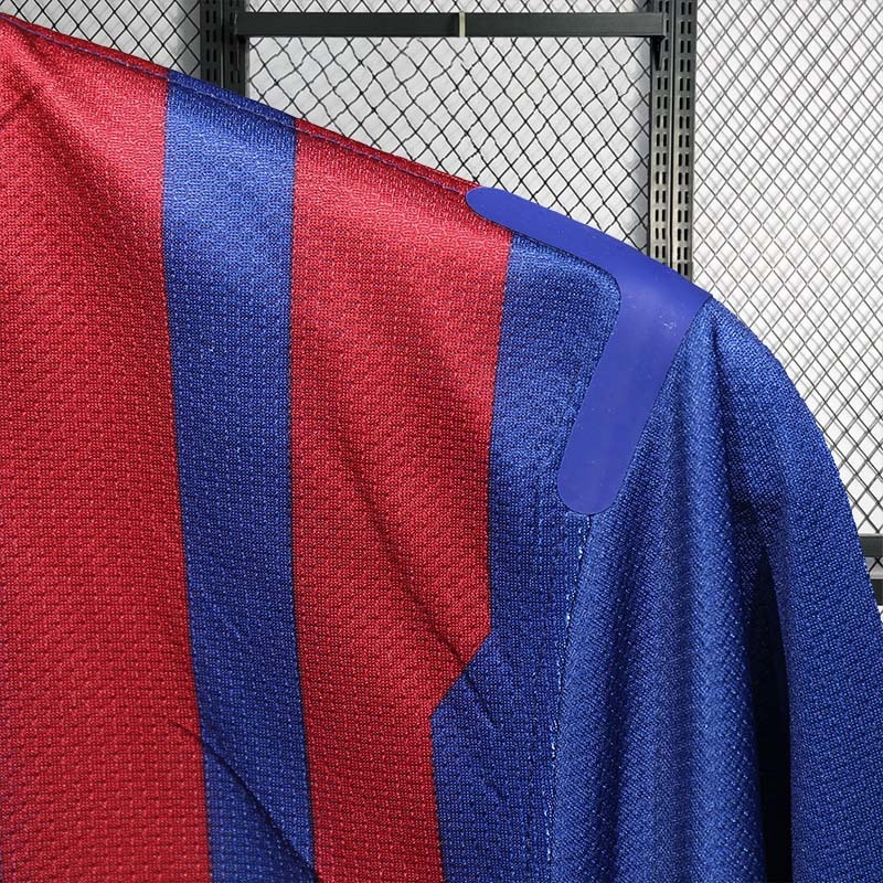 Retro Player 2011-12 Barcelona Home Retro Long sleeves MESSI PIQUE XAVI A.INISTA PUYOL Football jersey