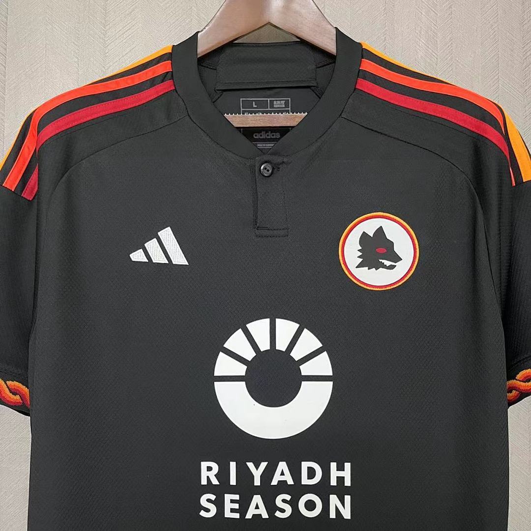 2023-24 AS Roma Third Fans Jersey Sponsored