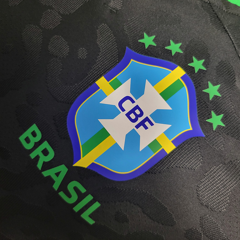 2022-23 Player Brazil Leopard Black VINI JP PAPHINHA CUNHA NAYMAR JR L.PAQUETA Football jersey