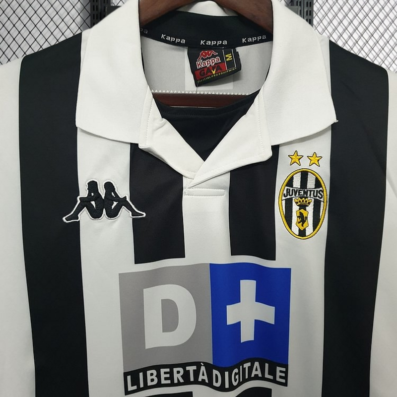 Retro 1999-00 Juventus Home retro ZIDANE DEL PIERO CONTE INZAGHI Football jersey