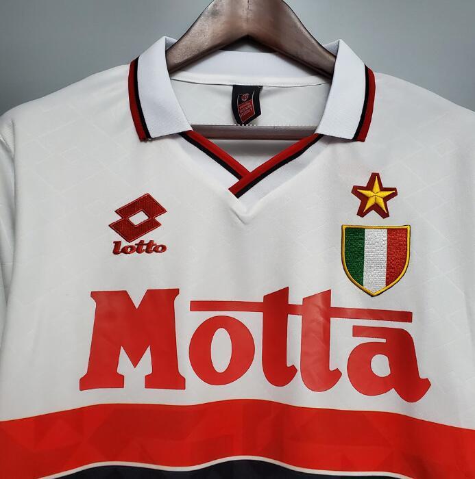 Retro 1993-94 AC Milan away retro Football jersey