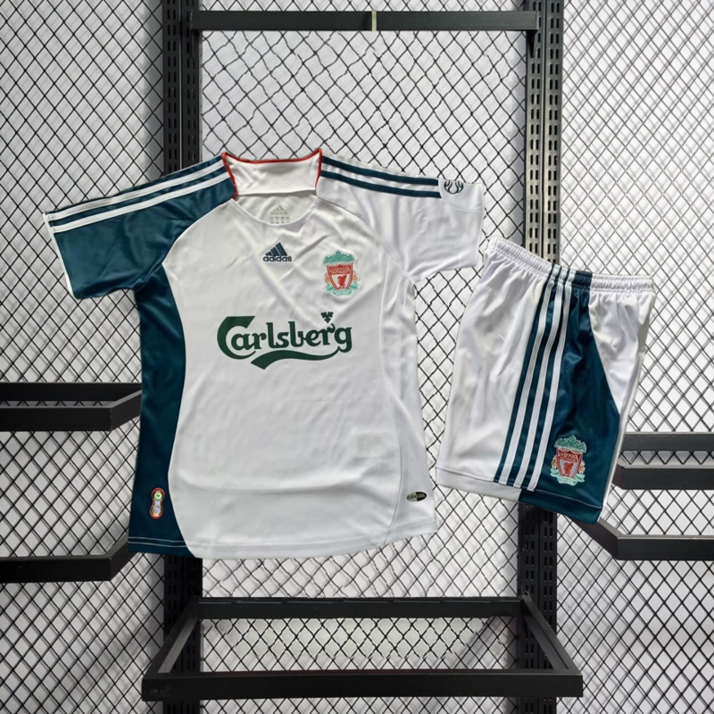 Retro KIDS 2006-07 KIDS Liverpool Away retro Football jersey
