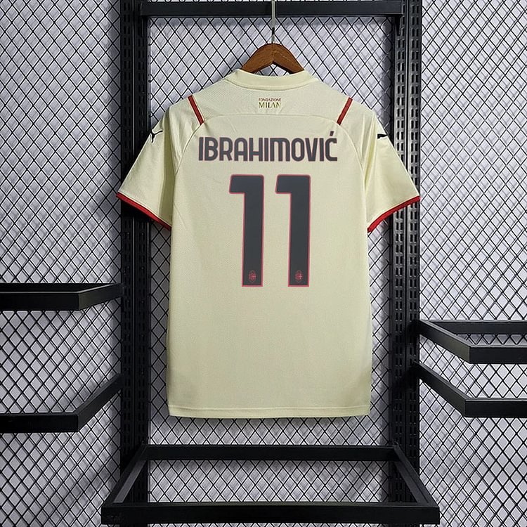 Retro 2021-22 AC Milan away retro Ibrahimovic GIROUD TOMORI KESSIE THEO TONALI Football jersey
