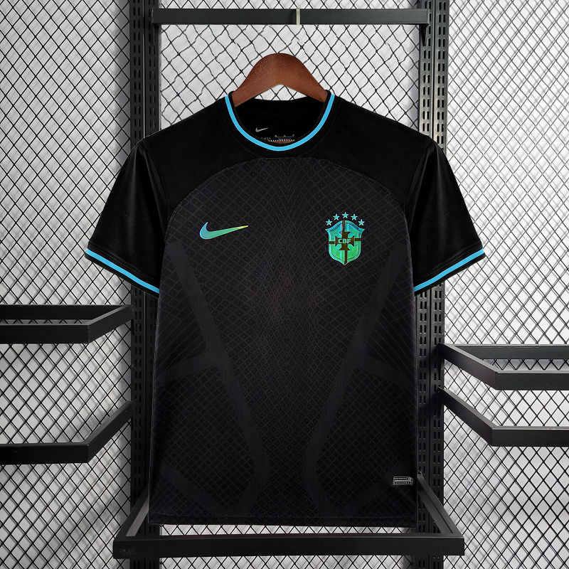 2022 Brazil Concept Black Football jersey
