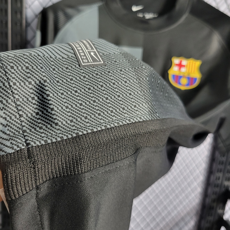 Retro 2021-22 Barcelona retro Black Goalkeeper Football jersey