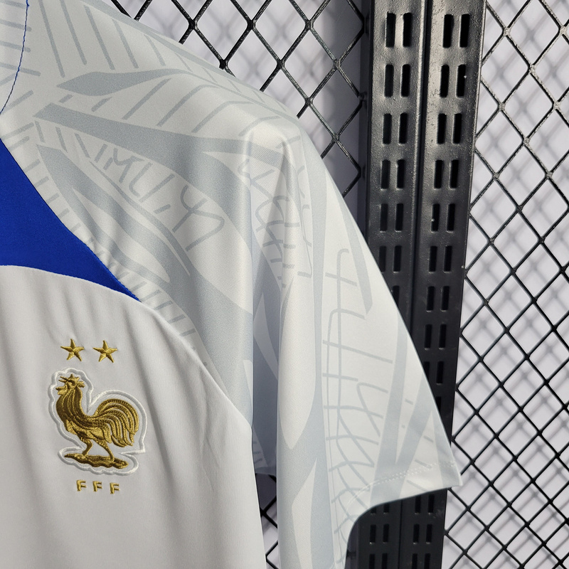 2022 France white training Football jersey