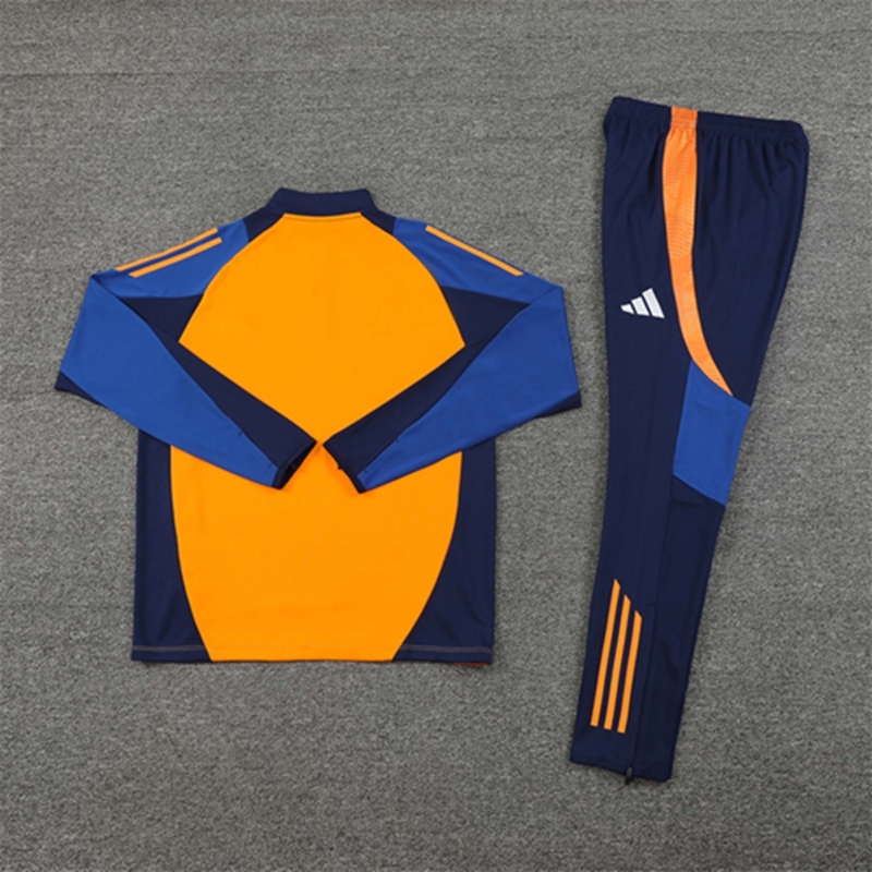 2024-25 Juventus Orange Yellow Long Sleeve Training Suit