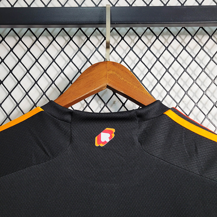 2023-24 AS Roma Black 2 Away Football jersey