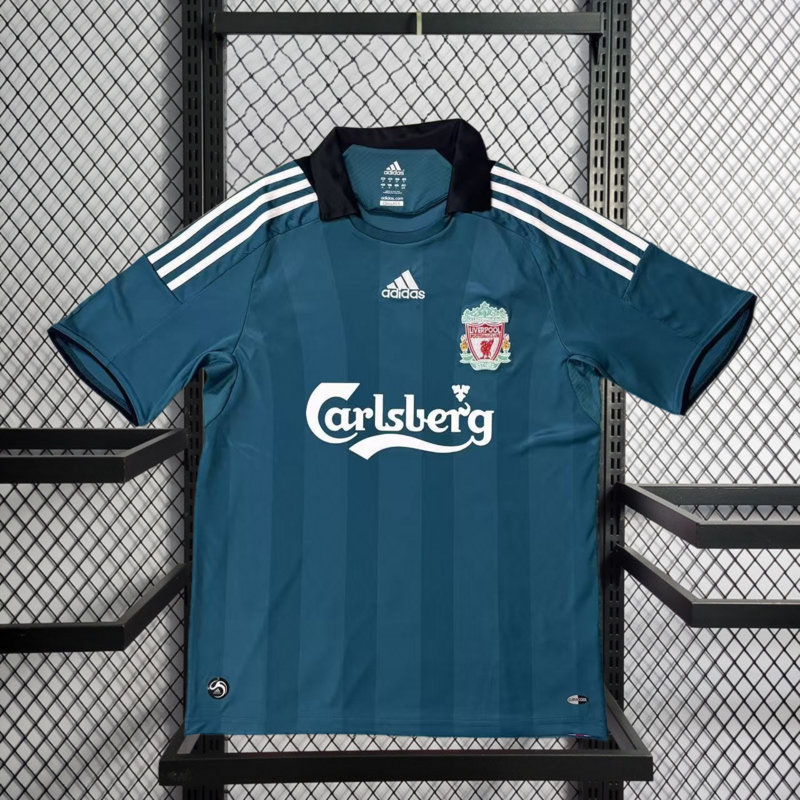 Retro 2008-09 Liverpool Away retro Football jersey