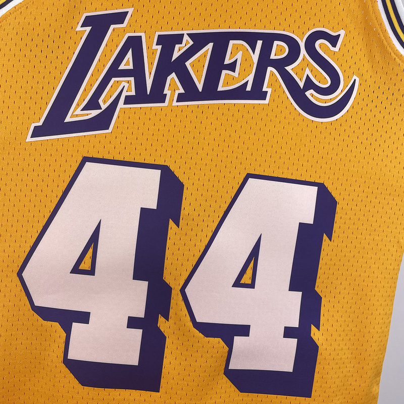 1971-72 NBA Lakers  44 WEST Basketball Jersey