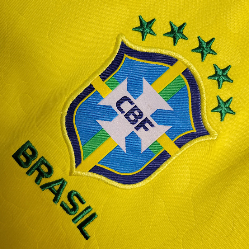 2022-23 Brazil home long-sleeved  VINI JP PAPHINHA CUNHA NAYMAR JR L.PAQUETA Football jersey