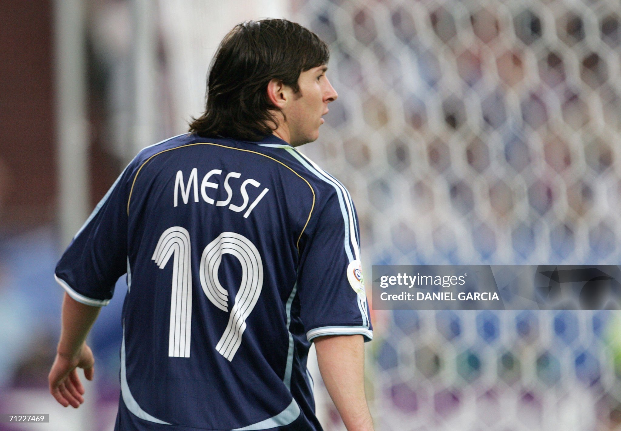 retro player 2006 Argentina away retro MESSI football jersey