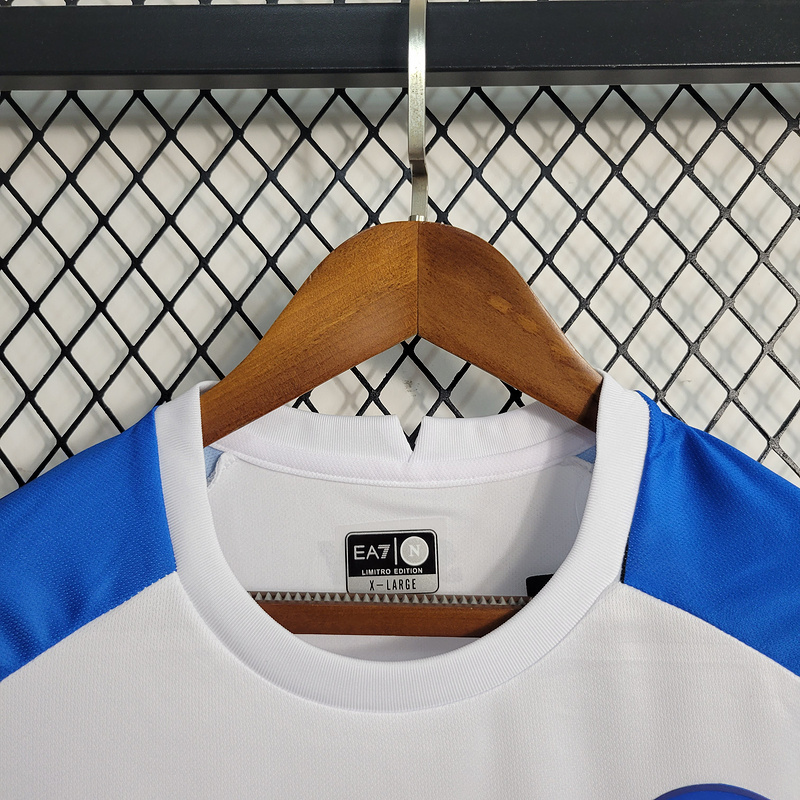 2023-24 Napoli Champions Edition White Football jersey