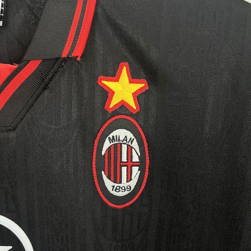 Retro 1997-98 AC Milan Third Away Retro BAGGIO BARESI VIEIRA ALBERRTINI Football jersey