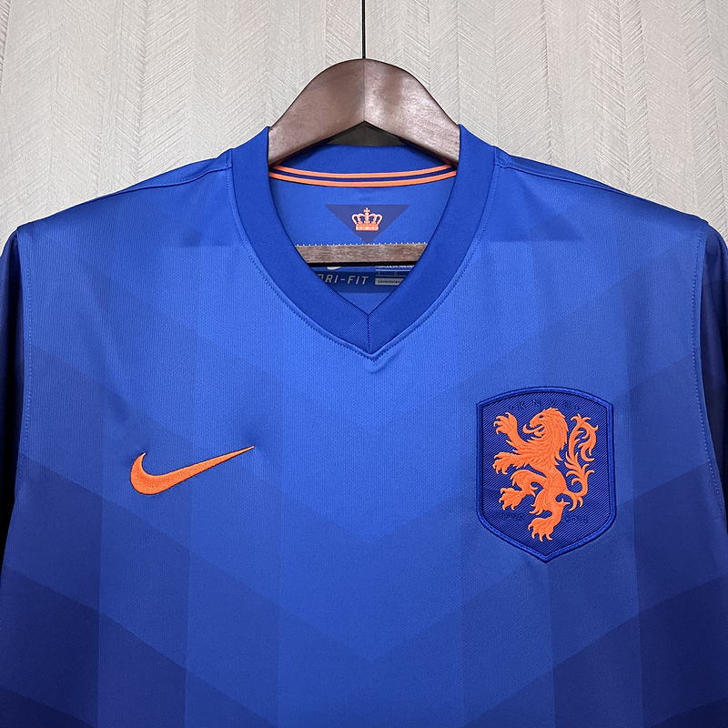 Retro 2014 Netherlands Away Retro football jersey