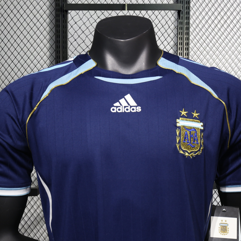 retro player 2006 Argentina away retro MESSI football jersey