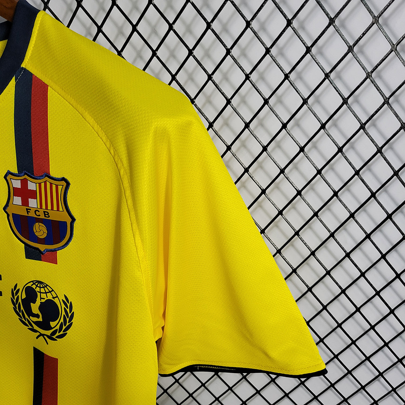 Retro 2008-09 Barcelona Away Retro MESSI PIQUE ETO'O XAVI A.INISTA ETO'O HENRY Football jersey
