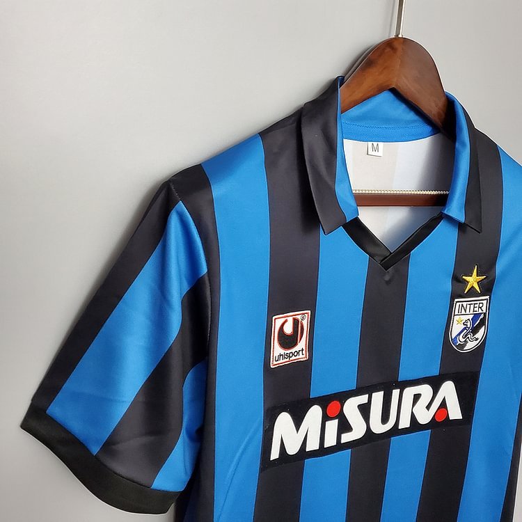 Retro 1988-90 Inter Milan home Retro Football jersey