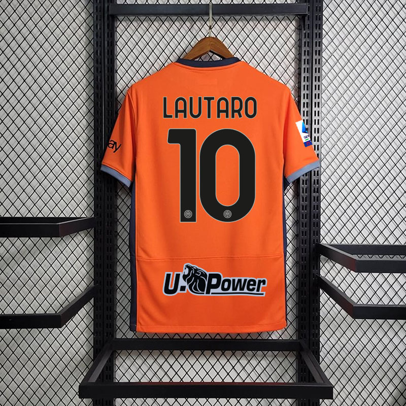 2023-24 Inter Milan Third Away CUADRADO ARNAUTOVIC THURAM LAUTARO FRATTESI Football jersey