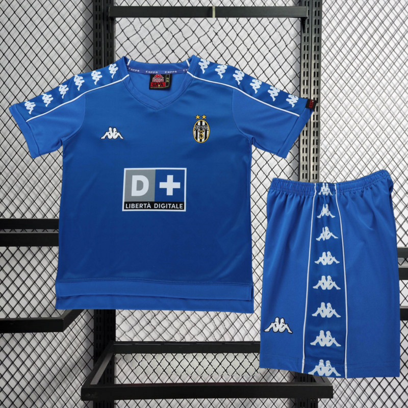 Retro 1999-00 Kids Juventus Away retro Kids Football jersey