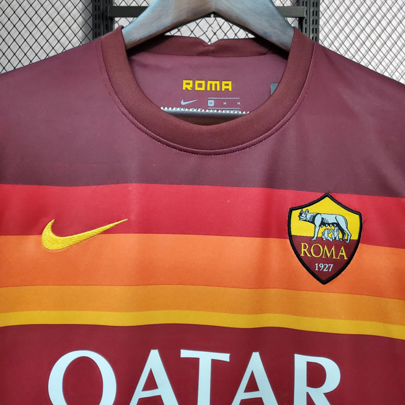 Retro 2020-21 AS Roma Home Retro Football jersey