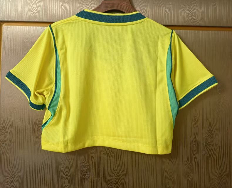 2026 Women's Brazil Football Mid-Length Jersey