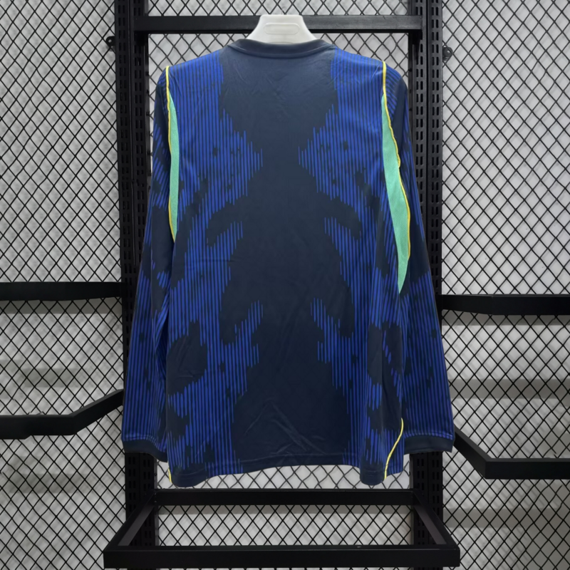 2026 Brazil Away Long sleeves Football jersey