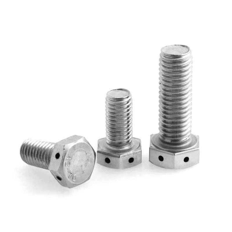 Safety wire bolt with middle hole,MY SHOP,Safety wire bolt with middle hole