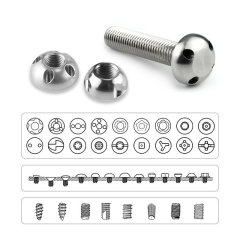 Three-point slot safety nut With tools,MY SHOP,Three-point slot safety nut With tools