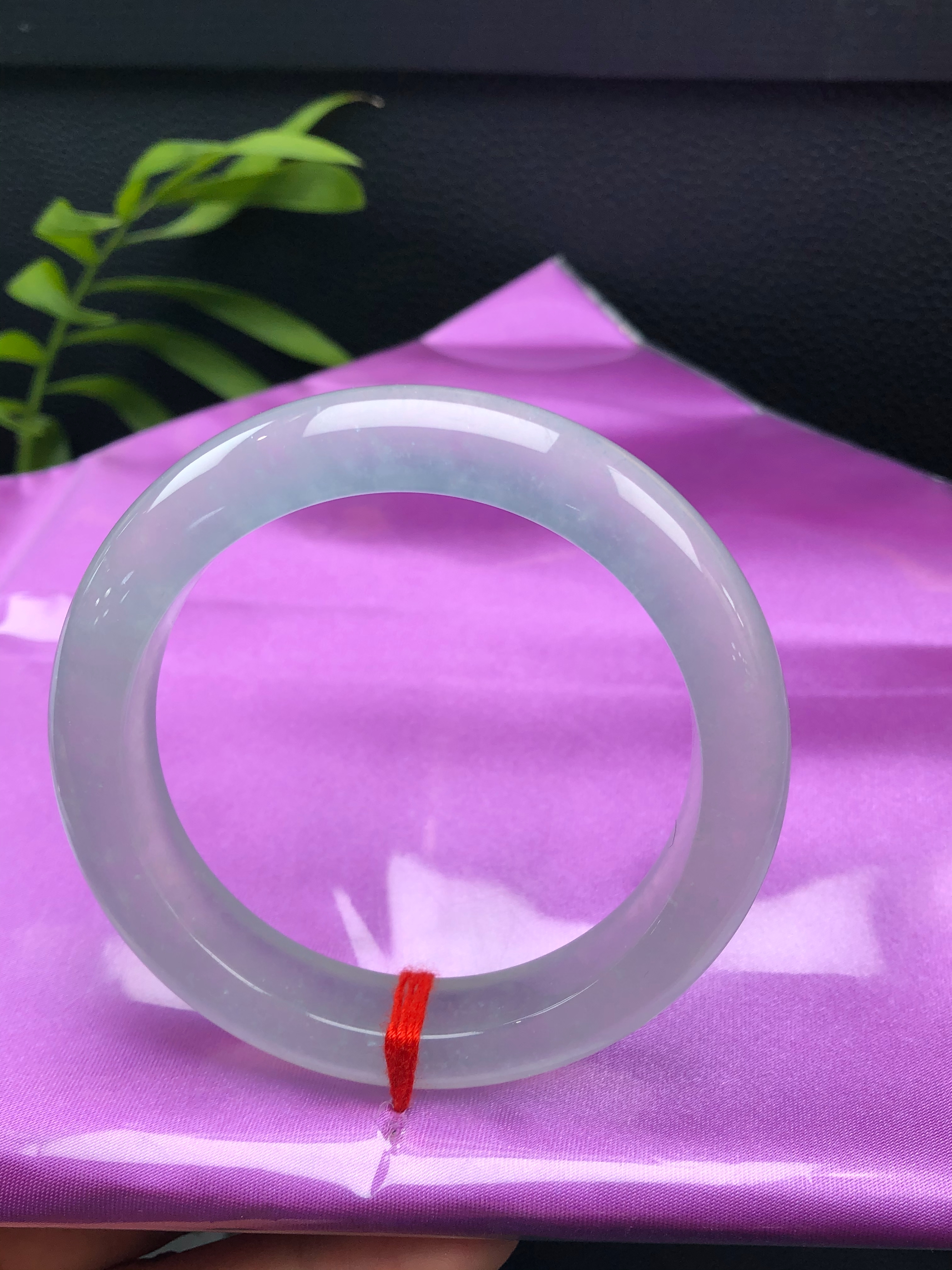 High‑Ice Jadeite Standard Bangle