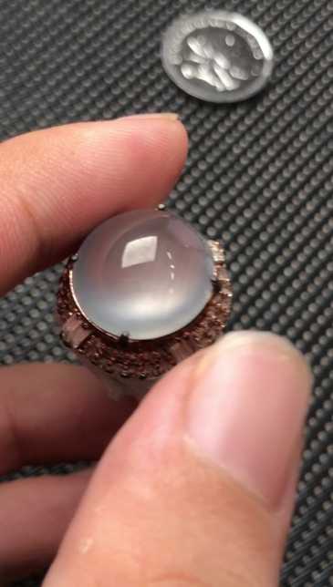 Icy Jadeite Cabochon