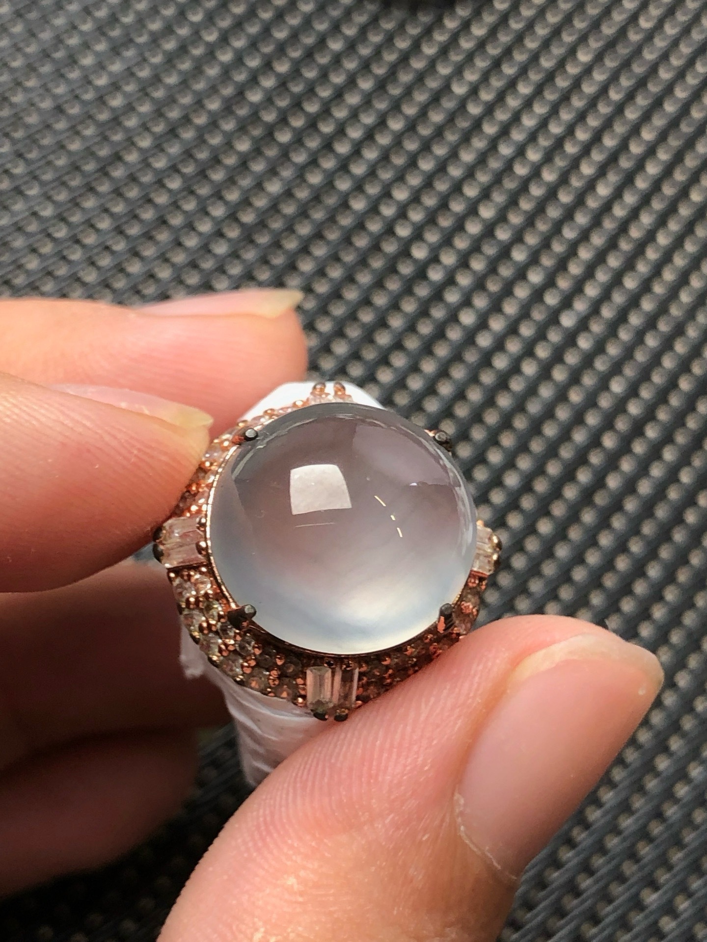 Icy Jadeite Cabochon