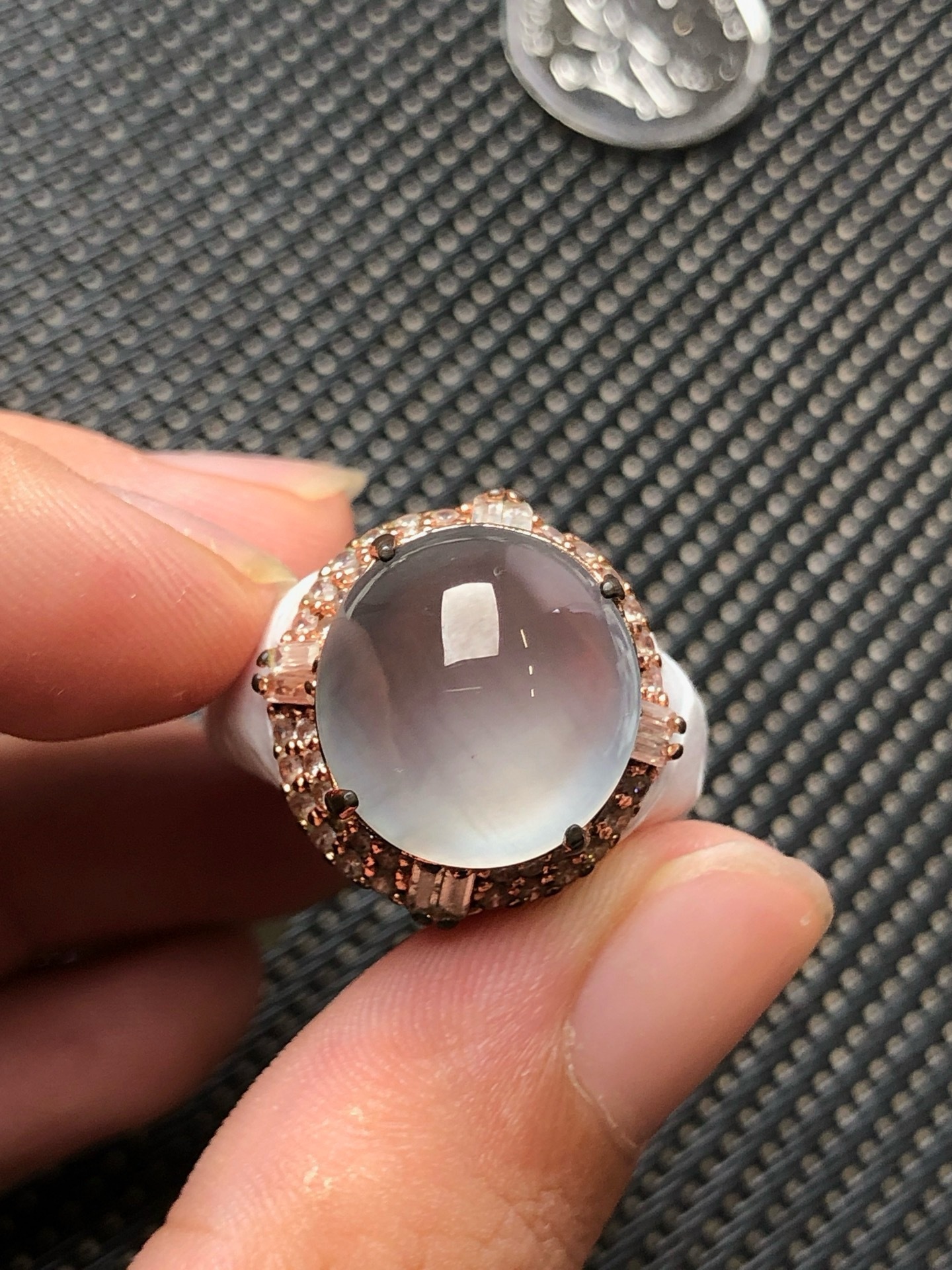 Icy Jadeite Cabochon