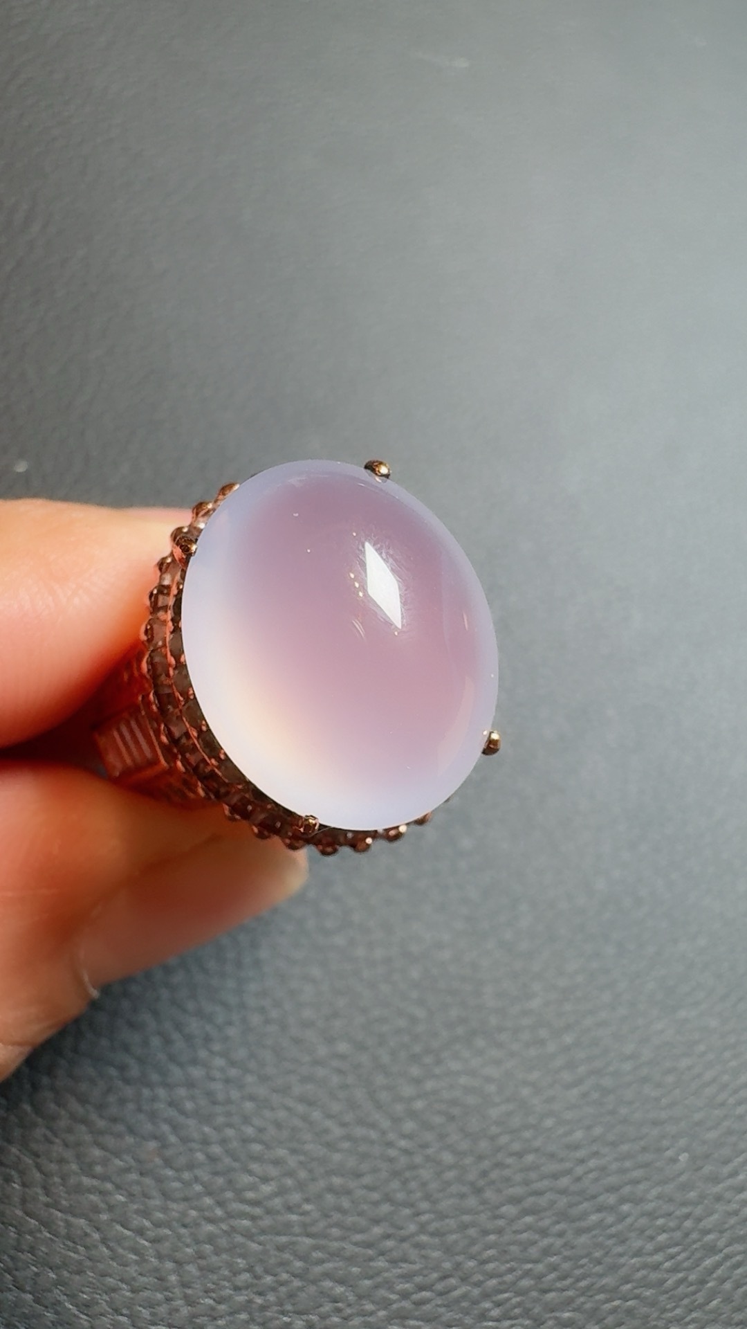 Icy Lavender Jadeite Cabochon