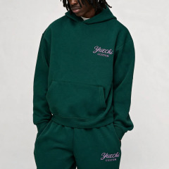 Green hoodies