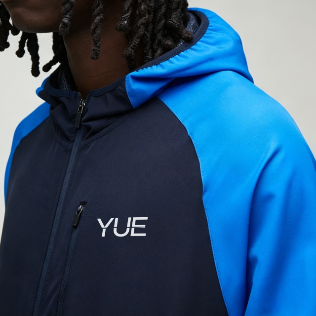 Custom Sets Screen Printing Spliced Contrast Color Full Zip 2 Pieces Hooded Windbreaker Jacket Set Shorts Men's Activewear Tracksuit Set,Leading Custom Apparel Manufacturer | Your Trusted China Sourcing Partner | YC/YUECHI,Custom Screen Printing Spliced Contrast Color Full Zip 2 Pieces Hooded Windbreaker Jacket Shorts Men's Activewear Tracksuit Set