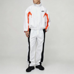Custom Men's Oversized Colour Block Sports Jacket Tracksuit Funnel Neck Screen Printing Nylon Windbreaker Two Piece Set,Leading Custom Apparel Manufacturer | Your Trusted China Sourcing Partner | YC/YUECHI,Custom Men's Oversized Colour Block Sports Jacket Tracksuit Funnel Neck Screen Printing Nylon Windbreaker Two Piece Set